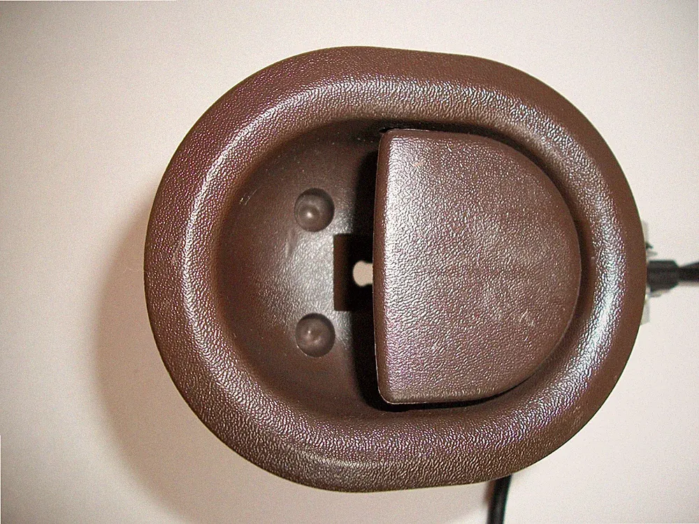 BROWN OVAL RECLINER RELEASE HANDLE WITH CABLE ALSO FOR CHAIR AND SOFA - ASHLEY